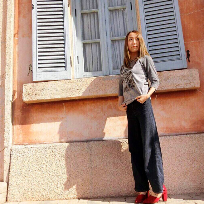 剣岳とツキノワグマをデザインしたTシャツ